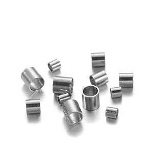 Tubo de posicionamiento de acero inoxidable de 1.5mm, 2.0mm, 2.5mm, espaciadores, accesorios de joyería para bricolaje, material para horquillas y adornos. - Product Image 3