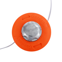 Rueda de Cuerda Automática con Código Europeo, Cambio de Cuerda Libre con Cubierta de Aluminio, Accesorios de Jardinería de Plástico Grueso para Cortacésped