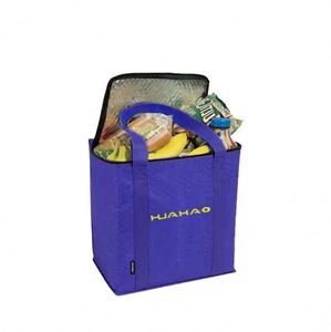 Bolsa Térmica Personalizable de Tela No Tejida para Alimentos, con Aislamiento de Aluminio PP, para Café Fresco, Té con Leche Frío, Reciclable, Impresa - Product Image 6