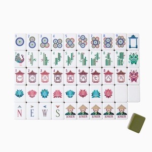 Nuovo Design Set <span class=keywords><strong>di</strong></span> Tessere Mahjong American Drake Verde Oliva, Pieghevole e Portatile, Gioco <span class=keywords><strong>da</strong></span> <span class=keywords><strong>Tavolo</strong></span> in Acrilico per Viaggi e Intrattenimento - Product Image 2