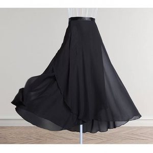 Faldas de Ballet para Mujer, Falda de Baile de Ballet para Niñas, Falda Larga Fluida Cruzada, Faldas de Danza para Mujeres y Niñas - Product Image 1