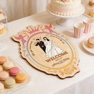 Targhe in Legno Personalizzate |   Decorazioni per matrimoni e feste, regali commemorativi per la casa, per San Valentino e anniversari - Product Image 1