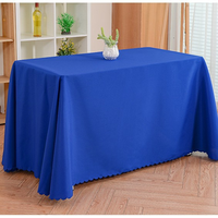 Nappe de conférence robuste en polyester 600D, infroissable, tissage uni, couleur unie, pour réunions, hôtels et événements professionnels