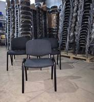 Chaises de conférence, de bureau et d'école en tissu, empilables, durables, modernes, populaires, vente en gros, couleur personnalisée