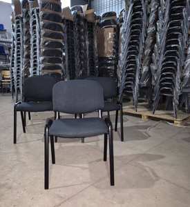 Chaises de conférence, de bureau et d'école en tissu, empilables, durables, modernes, populaires, vente en gros, couleur personnalisée - Product Image 2