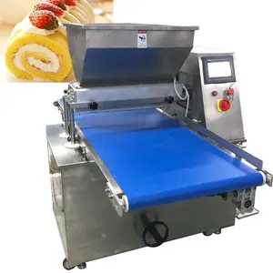 Fabriek Prijs Volledige Automatische Zwitserse Roll Cake Maken Machine Cake Depositor Machine