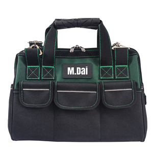 Sacs à outils étanches OEM/ODM à grande ouverture, haute capacité, avec base durable, bandoulière réglable et 15 à 19 poches - Product Image 1