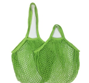 Toptan toplu pamuk depolama örgü çanta özel LOGO pamuk <span class=keywords><strong>Net</strong></span> ToteShopping çanta örgü Tote çanta - Product Image 1