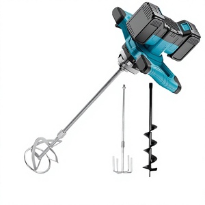 Mélangeur portatif personnalisé à batterie lithium 18-21V 4,8kg pour perçage, mélange de terre, de glace, de ciment, de béton et de poudre - Product Image 1