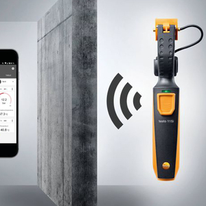 เทอร์โมมิเตอร์แบบหนีบ Testo 115i พร้อมสมาร์ทโฟนที่รองรับ ช่วงวัด -40C ถึง +150C ความแม่นยำ 1.3C รับประกัน 1 ปี OEM - Product Image 3