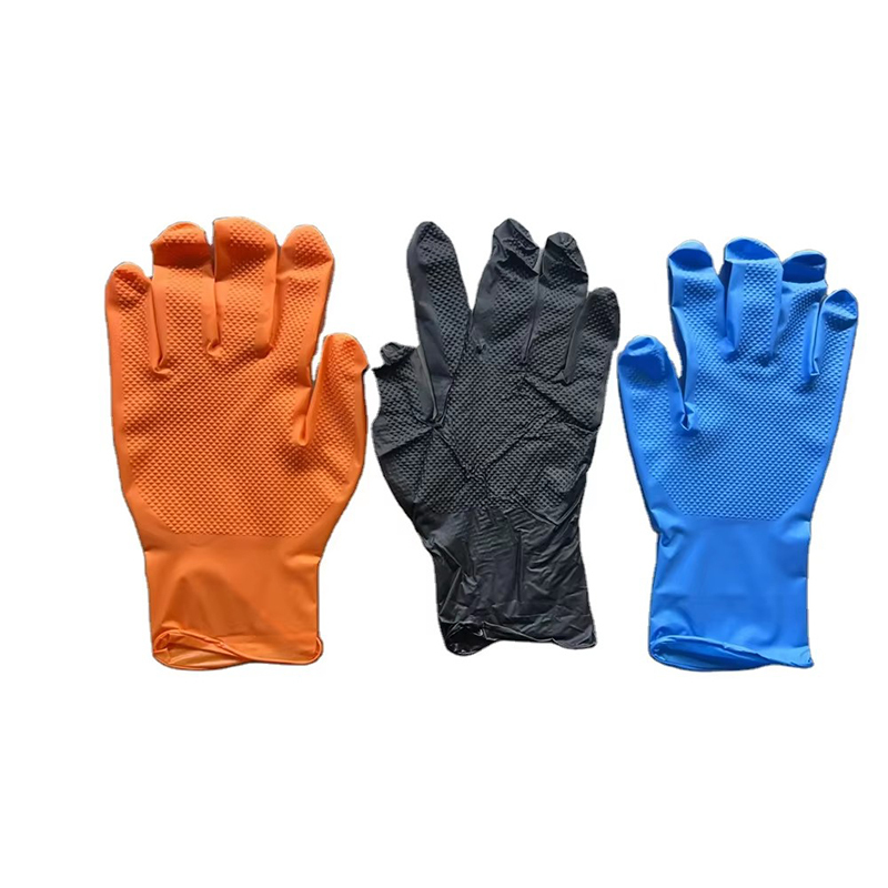 Orange black blue random