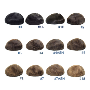 Parrucca <span class=keywords><strong>da</strong></span> <span class=keywords><strong>uomo</strong></span> Newtimes Hair Wholesale in pizzo con PU trasparente, interamente in <span class=keywords><strong>capelli</strong></span> umani, sistema di toupet frontale in pizzo, fornitore Newtimes - Product Image 6
