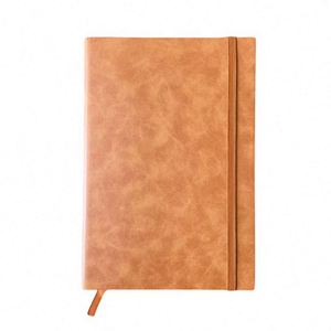 Custom Vegan <b>Journal</b> A5 Faux Leather Hardcover Notebook with Thermal Binding 100 Sheets-Gift - Product Image 1