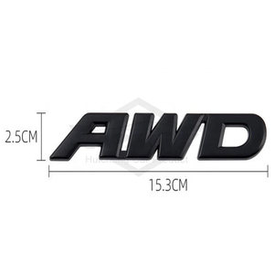 Emblema 3D in Metallo AWD, Adesivo per Bagagliaio e Parafango per Honda Civic, Accord, Odyssey, Elysion, CRV, Mazda, Toyota, <span class=keywords><strong>Volvo</strong></span> - Product Image 6