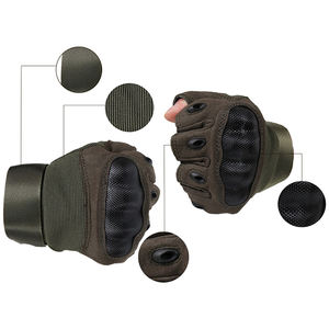 Guantes tácticos personalizados de medio dedo, para montar en moto, con carcasa dura, antideslizantes, para lucha, entrenamiento, táctico, CS - Product Image 3