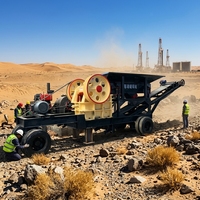 Concasseur à mâchoires résistant à l'usure pour le concassage grossier de minerai, de galets et de déchets de construction, destiné aux usines de traitement de sable minier