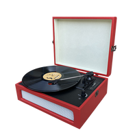 Tourne-disque vinyle bluetooth à 3 vitesses