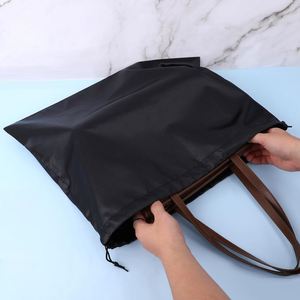 Bolsa de Satén de Seda de Lujo Grande, 40*30CM, Patrón Geométrico, Bolsas de Regalo Grandes Personalizadas - Product Image 2