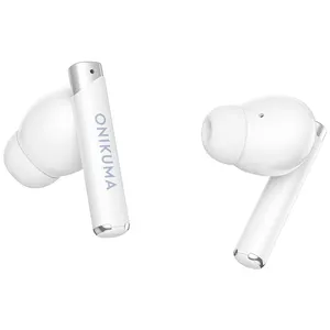 ONIKUMA T18 Headset Headphone mikro ganda Noise Cancelling Headset olahraga Stereo earphone nirkabel Tws
