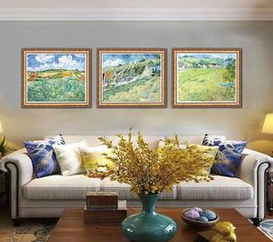 WECIAL – peinture d'assiettes en porcelaine, peinture décorative pour salon, salle à manger, fond de télévision, peinture murale <span class=keywords><strong>Van</strong></span> <span class=keywords><strong>Gogh</strong></span>, <span class=keywords><strong>paysage</strong></span> o - Product Image 6