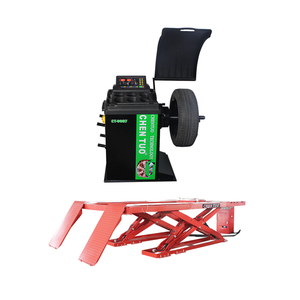 Chentuo ลิฟต์ยกรถเคลื่อนที่แบบกรรไกร4สูบ CT607พกพาได้น้ำหนัก4000กก. ลิฟต์ยกรถขึ้นกลางขึ้น - Product Image 1