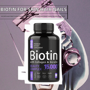 Capsules de biotine, complément alimentaire à base d'ingrédients naturels à base de plantes, sous forme de capsules faciles à consommer pour une utilisation quotidienne - Product Image 2