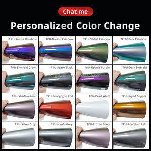 ฟิล์มเปลี่ยนสีรถยนต์ TPU รถ PPF สีเทาเงินสีตัวถังฟิล์มป้องกัน - Product Image 2