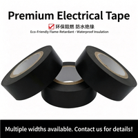 Ruban isolant électrique en PVC de qualité supérieure, écologique, ignifuge, étanche, résistant au froid et à la chaleur, pour faisceaux de câbles et réparations