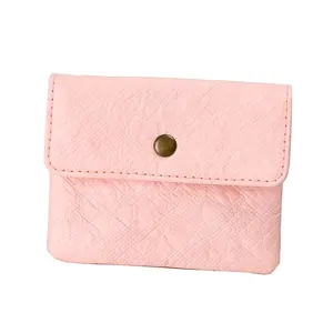 Inghilterra stile rosa tyvek borsa della moneta con la chiusura lampo eco-friendly fancy tyvek piccolo sacchetto lavato tyvek borsa del cambiamento