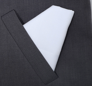 Promotion affaires 100% coton tissu hommes poche carré en gros grand personnalisé 40*40cm <span class=keywords><strong>mouchoirs</strong></span> plaine blanc cadeaux mouchoir - Product Image 5