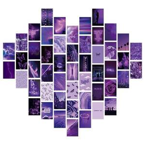 Kit de <span class=keywords><strong>collage</strong></span> mural néon, photos esthétiques, 50 pièces, 4x6, <span class=keywords><strong>photo</strong></span> murale, kit d'art, photos esthétiques pour mur - Product Image 3