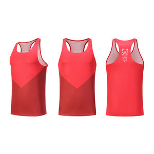 Camiseta deportiva transpirable de secado rápido de verano de alta elasticidad, camisetas sin mangas para correr deportivas - Product Image 5