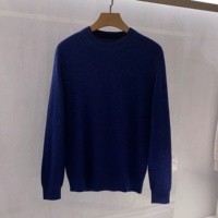 Pull en maille Loro Luxury Autumn Piana décontracté, uni, 100% coton, à capuche, en polaire, tendance, chaud et respirant pour homme