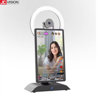 JCVISION yeni varış 15.6 inç 2K video cihazı yayın ekipmanları all-in-one canlı akış makinesi için facebook tiktok youtube