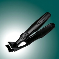Coupe-ongles en acier inoxydable à mâchoires larges et courbées, verrouillable, anti-éclaboussures, levier ergonomique, portable pour ongles épais des pieds et des mains