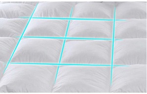 แผ่นรองกันเปื้อนแบบเย็บติดกัน ป้องกันสารก่อภูมิแพ้ หนา 3 นิ้ว ขนาดเตียงคู่ สีขาว - Product Image 6