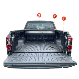 <span class=keywords><strong>Volet</strong></span> <span class=keywords><strong>roulant</strong></span> manuel OEM pour pick-up, couvercle rigide pour camion, couvercle de tonneau rétractable en aluminium pour toyota tundra 2023 2024 2025 - Product Image 2