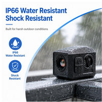 Caméra thermique OEM 256x192 50Hz, imageur thermique avec objectif 9,7 mm F1.0, détection 500 m, étanche IP66, observation nocturne