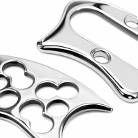 Herramientas Gua Sha KINWONG IASTM de Acero Inoxidable, Cuchillo Fascial para Masaje y Liberación Miofascial, Venta al Por Mayor OEM