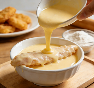 Préparation pour panure, marinade et mélange de farine pour une revêtement croustillant et doré pour poulet frit – Solution de panure pour poulet frit - Product Image 3