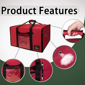 Wholesale Custom Hot Warmer Waterproof Thermal Insulated Food Non <b>Woven</b> Pizza Delivery <b>Bag</b> Waterproof Delivery <b>Bag</b> - Product Image 3