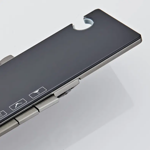 Ensemble de douche thermostatique gris anthracite moderne avec commande à touches piano, système de pluie mural, <span class=keywords><strong>douchette</strong></span> à main et pulvérisateur de <span class=keywords><strong>bidet</strong></span> - Product Image 6