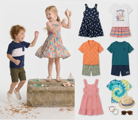 Conjuntos Casuales de Verano para Bebés, Top sin Mangas y Pantalones Cortos, Conjuntos de 2 Piezas, Unisex, Frescos, Envío al por Mayor
