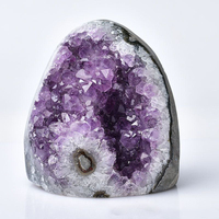 Géodes d'Améthyste Naturelle du Brésil de Qualité Supérieure en Cristal de Quartz, Forme Grappe, à Vendre