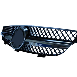 Auto Partie Calandre pour <span class=keywords><strong>MB</strong></span> 02 ~ CLK-CLASS <span class=keywords><strong>W209</strong></span> SL63 Look Style ABS Matériau Chrome - Product Image 1
