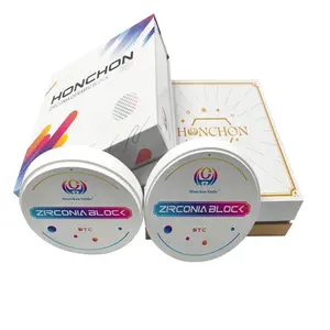 98mm <span class=keywords><strong>Dental</strong></span> <span class=keywords><strong>Zirconia</strong></span> blangko, Honchon STC CAD Cam <span class=keywords><strong>AG</strong></span> <span class=keywords><strong>Dental</strong></span> Zirconium kosong 95mm <span class=keywords><strong>Zirconia</strong></span> Disk produsen - Product Image 5