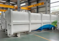 Pompe à engrenages motorisée AEL pour bennes à déchets en acier de grande taille, personnalisable en usine, pour l'industrie du traitement des déchets et les collecteurs de déchets de haute performance