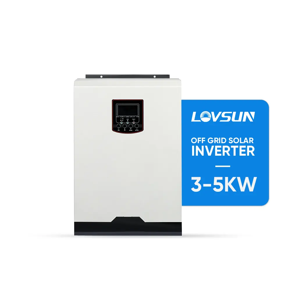 LOVSUN Pure Sine Wave Inverter 24V 48V Off Grid Solar Inverter 100A with MPPT Solar Charger