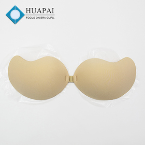 Sujetador invisible sin tirantes con forma <span class=keywords><strong>de</strong></span> mango, sujetador <span class=keywords><strong>de</strong></span> espuma adhesiva reutilizable con realce <span class=keywords><strong>de</strong></span> pecho para vestido <span class=keywords><strong>de</strong></span> novia - Product Image 1