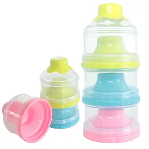 BPA 무료 우유 분말 컨테이너 비 유출 휴대용 아기 우유 분말 디스펜서